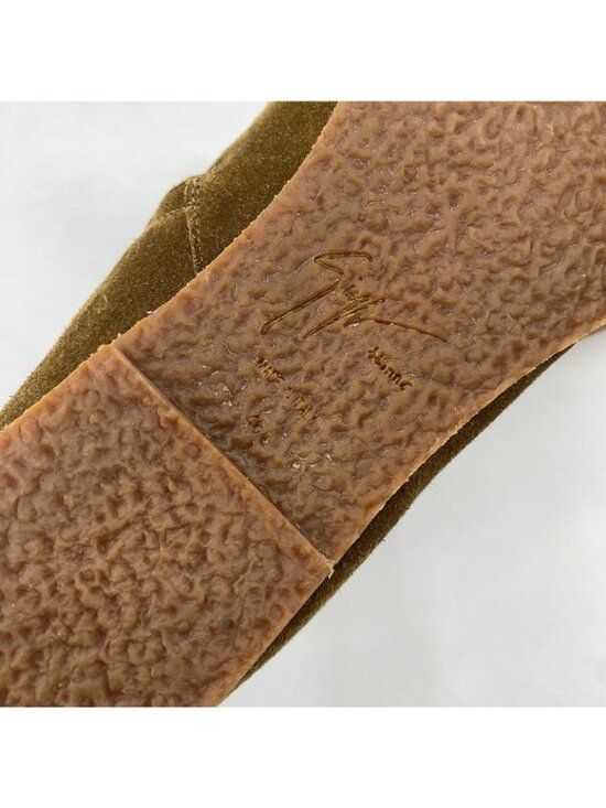 Giuseppe Zanotti Homme Men\'s US 13 IT 46 Tan Brown Suede Leather Moccasin Boots main image 9